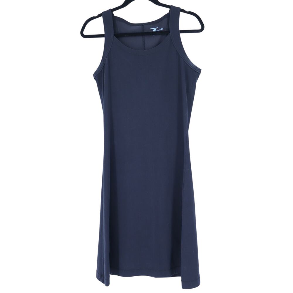 PATAGONIA Vitaliti Strappy Dress Black Sleeveless Knit Tank Women's S
